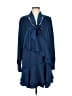 Parker 100% Polyester Blue Cocktail Dress Size M - photo 1