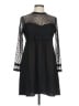 Zara Basic 100% Polyester Black Casual Dress Size L - photo 1