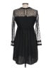Zara Basic 100% Polyester Black Casual Dress Size L - photo 2