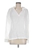 MNG 100% Cotton White Long Sleeve Blouse Size 8 - photo 1