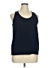 Brass Blue Sleeveless Top Size XL - photo 1