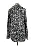 Dana Buchman Animal Print Silver Pullover Sweater Size M - photo 2