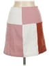 Shein Color Block Brown Casual Skirt Size 6 - photo 2