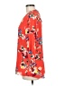 Rose + Olive 100% Polyester Orange 3/4 Sleeve Blouse Size M - photo 5