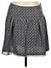 Madewell 100% Polyester Chevron-herringbone Gray Casual Skirt Size 10 - photo 1