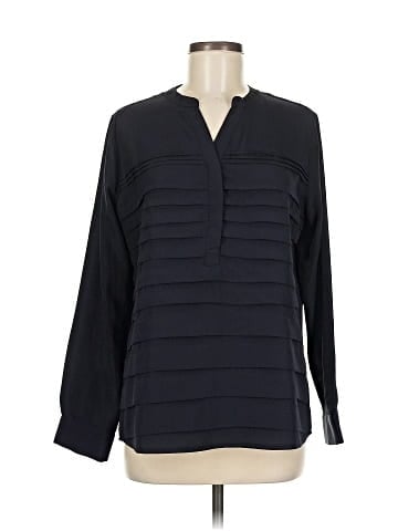 Larry Levine Long Sleeve Blouse (view 1)