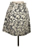 Tibi Paisley Gray Formal Skirt Size 4 - photo 2