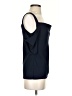 Jason Wu 100% Polyester Solid Black Blue Sleeveless Blouse Size 0 - photo 4