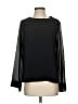 Mossimo 100% Polyester Black 3/4 Sleeve T-Shirt Size S - photo 1