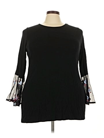 Meri Skye 3/4 Sleeve Top (view 1)