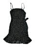 Polly 100% Polyester Polka Dots Black Cocktail Dress Size 0 - photo 1
