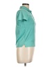 Nike 100% Polyester Teal Short Sleeve Polo Size L - photo 4