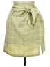 SkyLar Rose 100% Polyester Plaid Green Casual Skirt Size M - photo 1