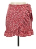 Unbranded 100% Polyester Paisley Red Casual Skirt Size S - photo 1