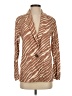 A New Day Animal Print Brown Blazer Size XS - photo 1
