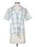 Equipment White Short Sleeve Blouse Size XS - photo 1
