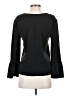 Ann Taylor Black Long Sleeve Blouse Size S - photo 2
