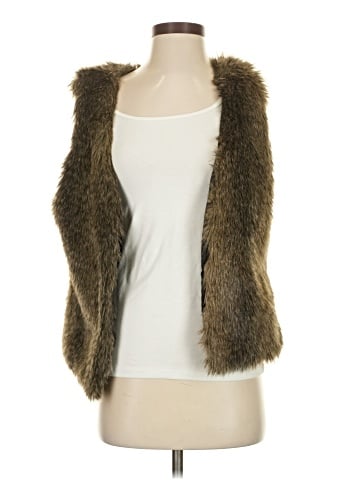 H&M L.O.G.G. Faux Fur Vest (view 1)
