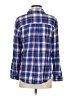 Caslon Plaid Blue Long Sleeve Button-Down Shirt Size S - photo 2