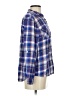 Caslon Plaid Blue Long Sleeve Button-Down Shirt Size S - photo 4