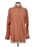 Blu Pepper Solid Orange Long Sleeve Button-Down Shirt Size S - photo 1