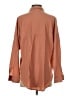 Blu Pepper Solid Orange Long Sleeve Button-Down Shirt Size S - photo 2