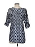 Escapada 100% Rayon Blue 3/4 Sleeve Blouse Size S - photo 2