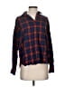 Uniqlo Plaid Blue Long Sleeve Blouse Size S - photo 1