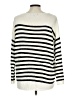 FATE by LFD 100% Acrylic Stripes Ivory Pullover Sweater Size L - photo 2