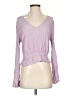 Express Purple 3/4 Sleeve T-Shirt Size S - photo 1