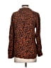 Sanctuary 100% Rayon Animal Print Orange Long Sleeve Blouse Size S - photo 2