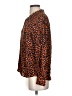 Sanctuary 100% Rayon Animal Print Orange Long Sleeve Blouse Size S - photo 5
