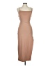 Shein Solid Tan Cocktail Dress Size L - photo 1