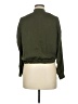 Divided by H&M 100% Polyester Green Track Jacket Size 6 - photo 2