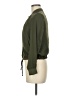 Divided by H&M 100% Polyester Green Track Jacket Size 6 - photo 5