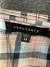 Sanctuary Plaid Brown Short Sleeve Blouse Size XS - photo 7