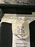Happily Grey Black Long Sleeve Top Size S - photo 7