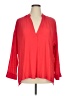 Gibson Latimer 100% Polyester Red 3/4 Sleeve Blouse Size 1X - photo 1