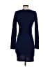 Bobi Solid Blue Casual Dress Size S - photo 2