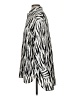 Glam 100% Polyester Animal Print Silver Long Sleeve Blouse Size S - photo 5