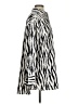 Glam 100% Polyester Animal Print Silver Long Sleeve Blouse Size S - photo 4