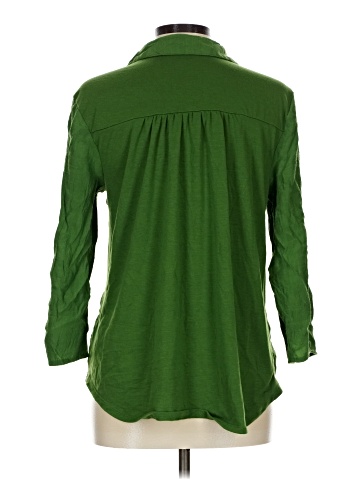 Notations 3/4 Sleeve Button-Down Shirt (view 2)