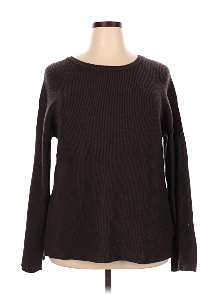 Pre-owned The Drop Pullover Sweater In Brown