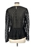 BCBGMAXAZRIA Black Long Sleeve Top Size L - photo 2