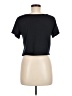 Shein Black Short Sleeve T-Shirt Size M - photo 2