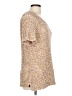 CAbi 100% Cotton Tweed Gold Pullover Sweater Size L - photo 4