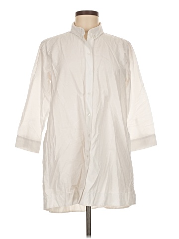 Topshop Long Sleeve Button-Down Shirt (view 1)
