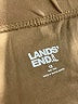Lands' End 100% Cotton Solid Tan Khaki Shorts Size 1X - photo 3