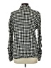 BeachLunchLounge Checkered-gingham Black Long Sleeve Button-Down Shirt Size L - photo 2