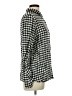 BeachLunchLounge Checkered-gingham Black Long Sleeve Button-Down Shirt Size L - photo 4